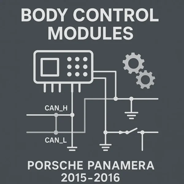 Porsche Panamera (2015–2016) Body Control Modules Wiring Diagram