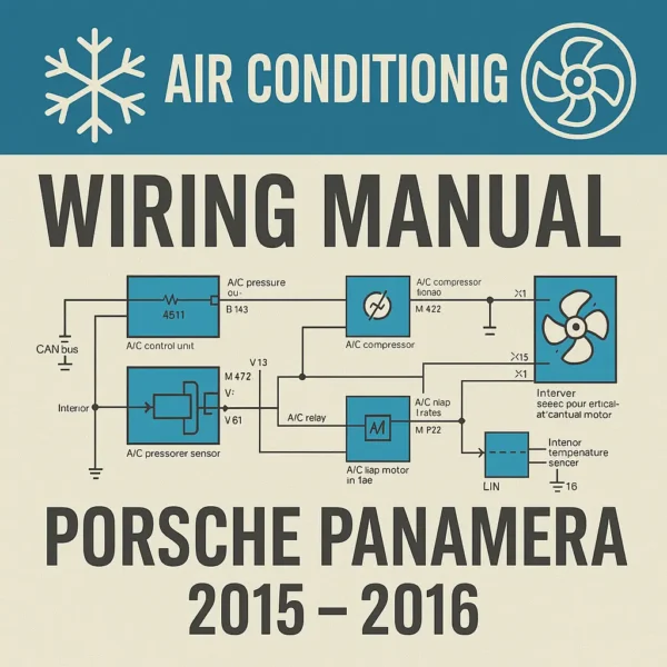 Porsche Panamera AC System Wiring Manual (2015–2016)