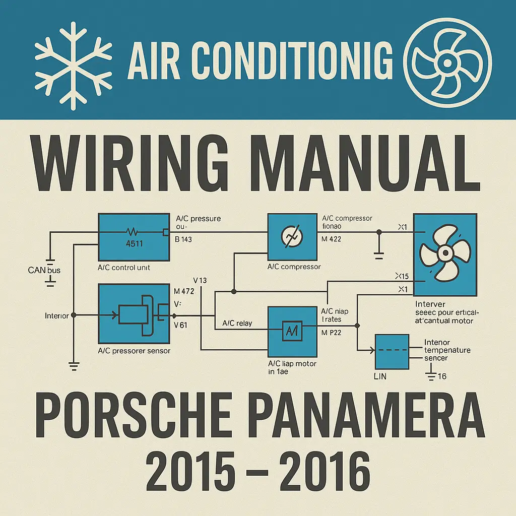Porsche Panamera AC System Wiring Manual (2015–2016)