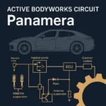 Porsche Panamera Active Bodyworks Circuit – Hydraulic & Electronic Schematic