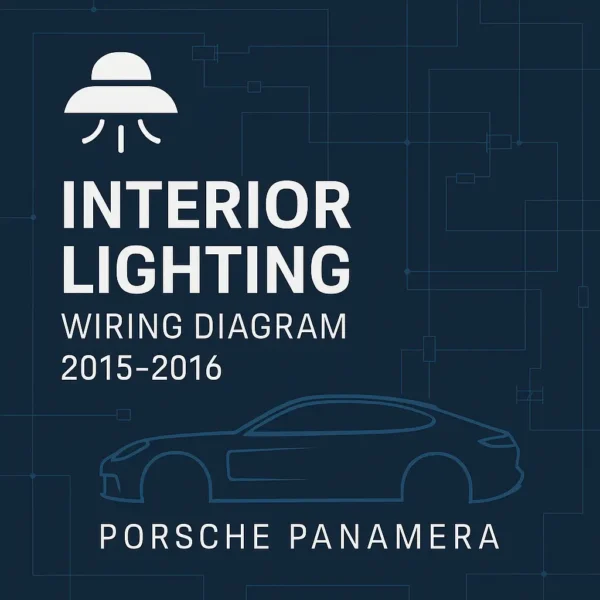 Porsche Panamera Interior Lighting Wiring Diagram (2015–2016)