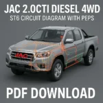 JAC 2.0CTI Diesel 4WD ST6 Circuit Diagram with PEPS | Wiring Schematic PDF