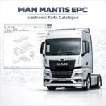 MAN MANTIS EPC electronic parts catalog software with MAN truck and exploded parts diagram