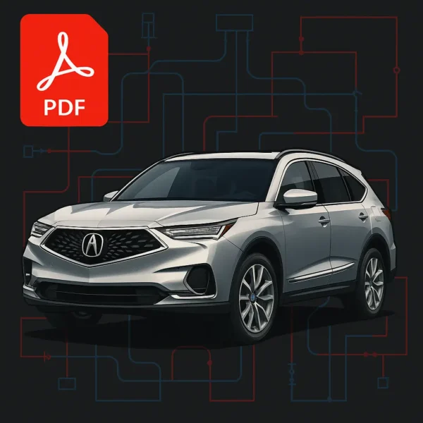 Acura MDX 2022 Factory Service Manual & Wiring Diagrams PDF