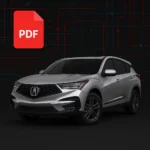 Acura RDX 2022 Factory Service Manual & Wiring Diagrams PDF