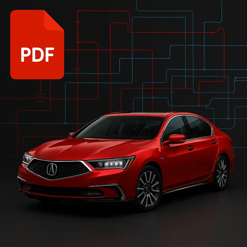 Acura RLX 2019 Factory Service Manual & Wiring Diagrams PDF Acura RLX 2019 Factory Service Manual & Wiring Diagrams PDF