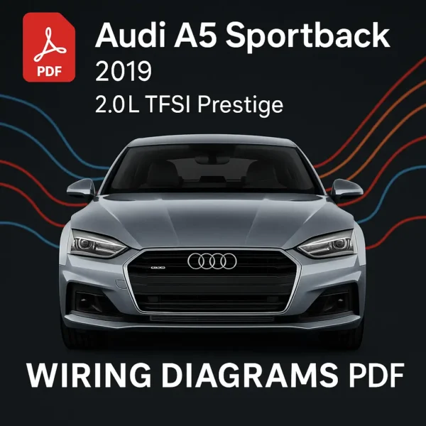Audi A5 Sportback 2019 Wiring Diagrams PDF 2.0L TFSI Prestige
