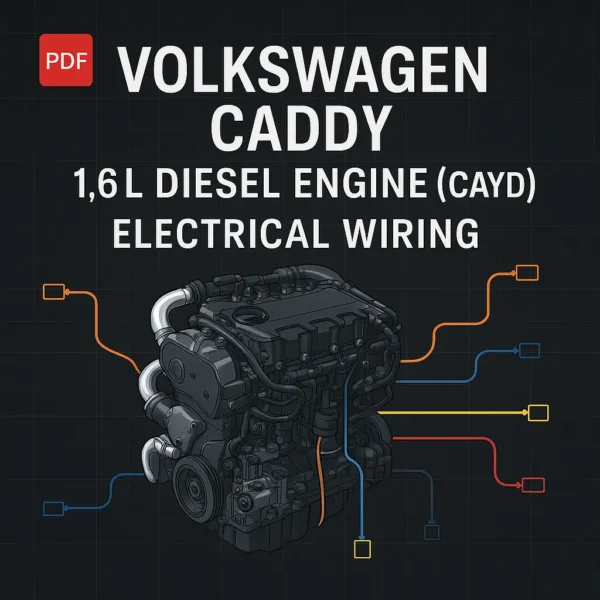 Volkswagen Caddy 1.6L Diesel Engine (CAYD) Electrical Wiring Diagrams – Sensors, ECU & Circuits