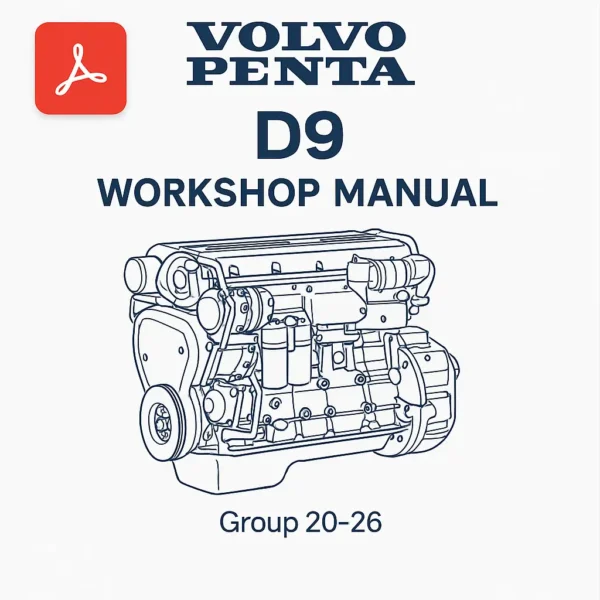 Volvo Penta D9 Workshop Manual – Marine Diesel Engine Service & Repair