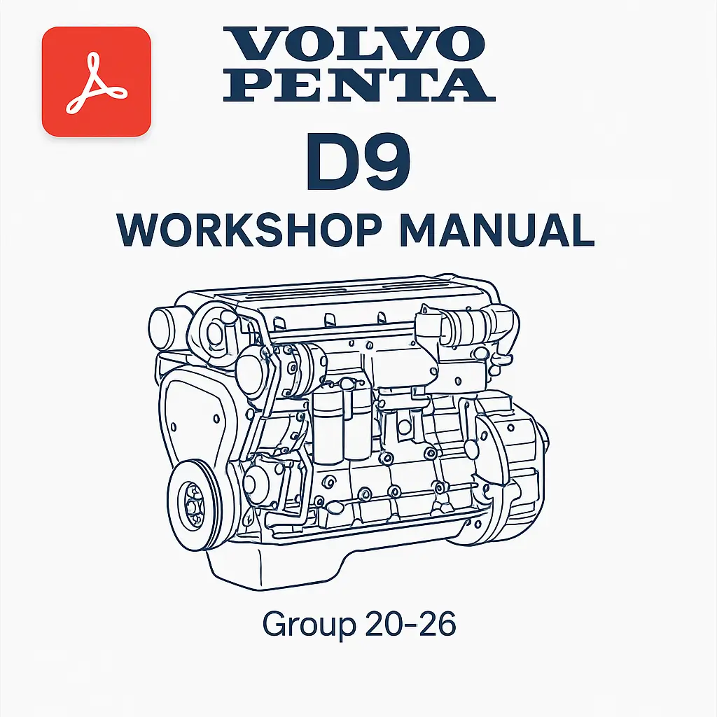 Volvo Penta D9 Workshop Manual – Marine Diesel Engine Service & Repair Volvo Penta D9 Workshop Manual – Marine Diesel Engine Service & Repair