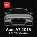 Audi A7 Prestige 2015 Wiring Diagrams PDF 3.0L TDI Quattro