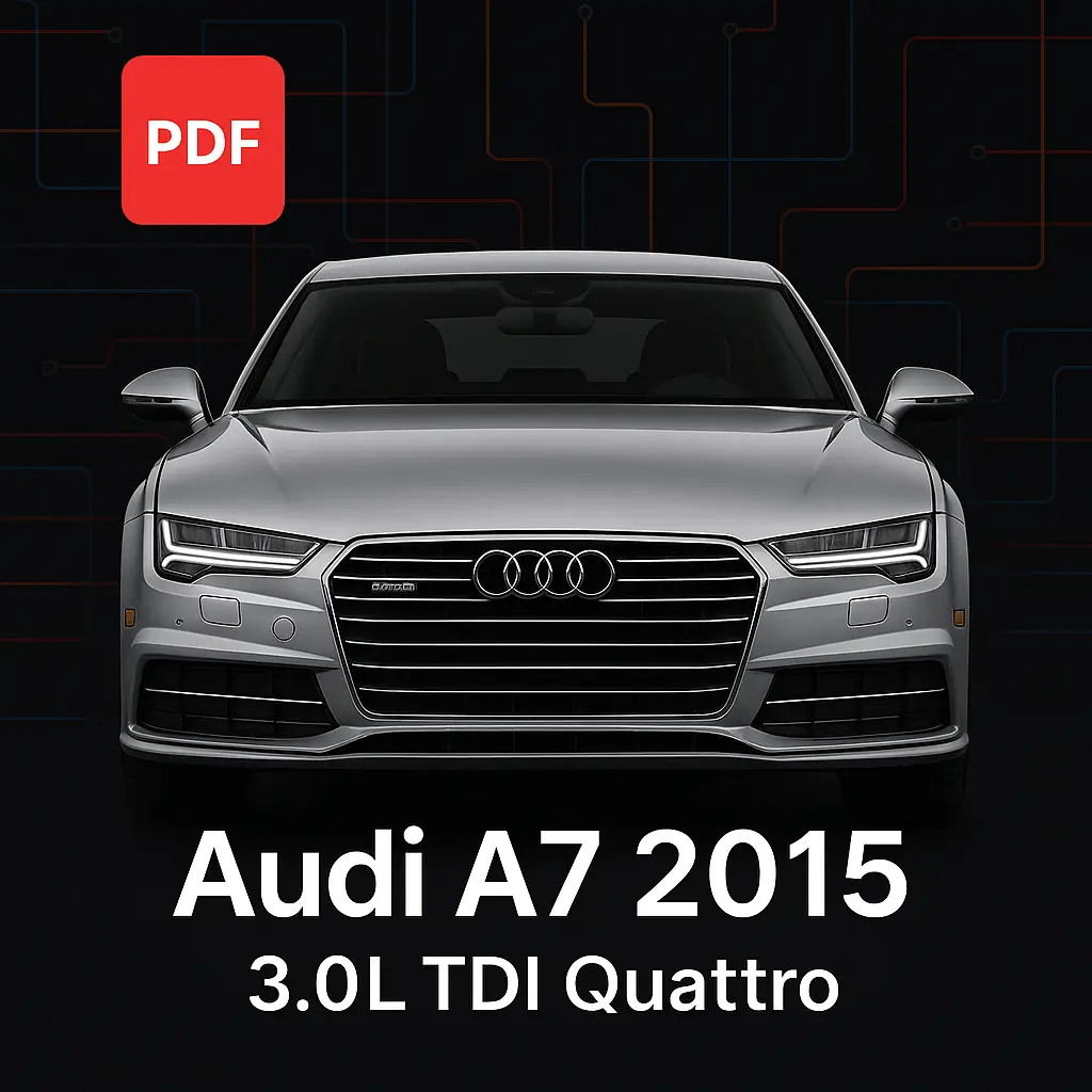 Audi A7 Prestige 2015 Wiring Diagrams PDF 3.0L TDI Quattro Audi A7 Prestige 2015 Wiring Diagrams PDF 3.0L TDI Quattro