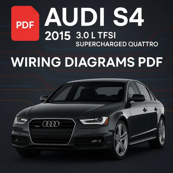 Audi S4 Premium Plus 2015 Wiring Diagrams PDF 3.0 L TFSI Supercharged Quattro