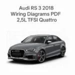 Audi RS 3 2018 Wiring Diagrams PDF