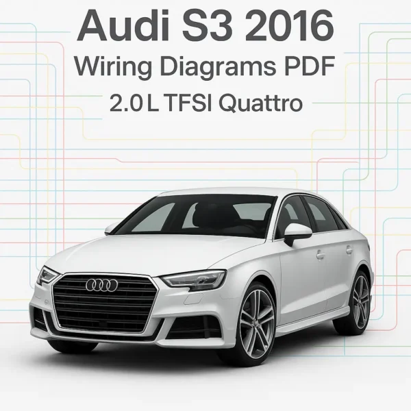Audi S3 Premium Plus 2016 Wiring Diagrams PDF 2.0L TFSI Quattro