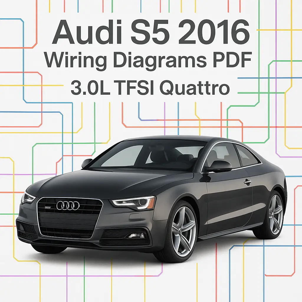 Audi S5 Premium Plus 2016 Wiring Diagrams PDF 3.0L TFSI Quattro Audi S5 Premium Plus 2016 Wiring Diagrams PDF 3.0L TFSI Quattro