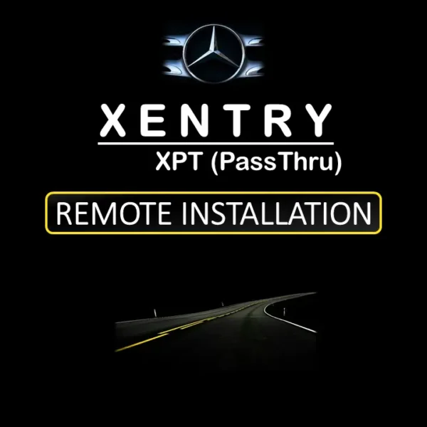 Mercedes XENTRY Diagnosis PassThru (XPT) Remote Installation