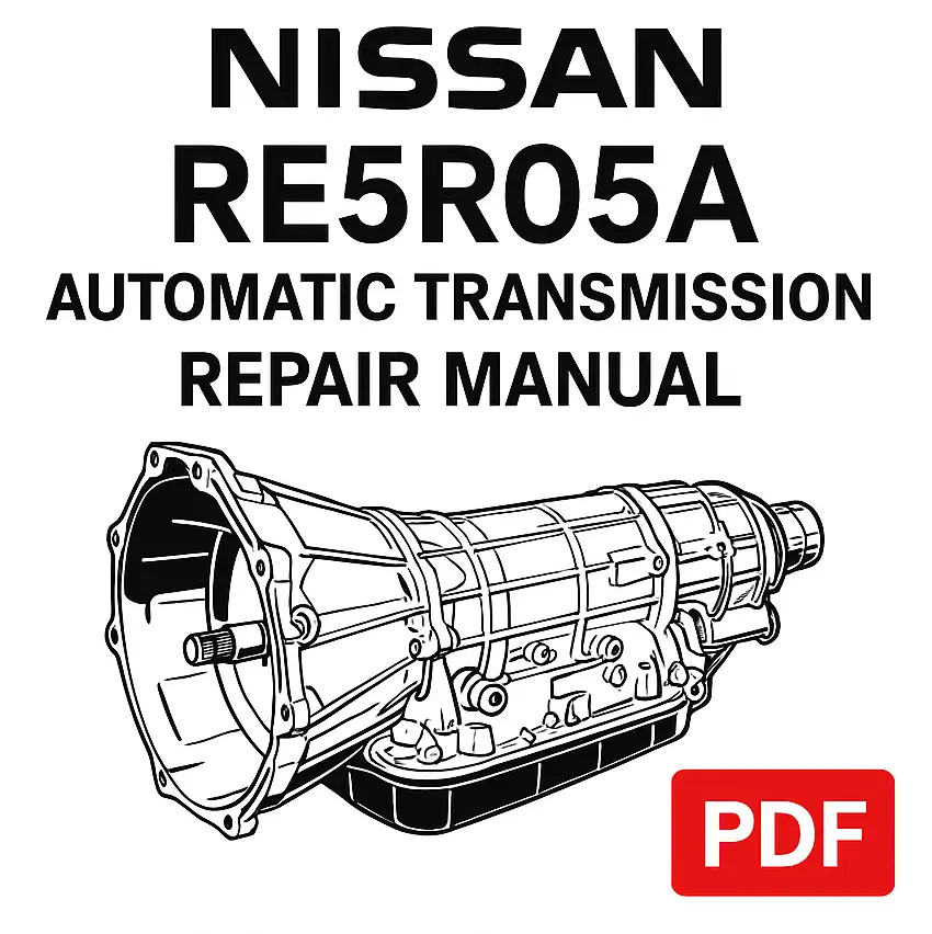Nissan RE5R05A Automatic Transmission Repair Manual – Service, Diagnostics & Wiring Diagrams Nissan RE5R05A Automatic Transmission Repair Manual – Service, Diagnostics & Wiring Diagrams