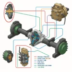 CASE CRAWLER DOZER D150C Hydraulic Schematic