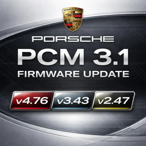 Porsche PCM 3.1 Firmware Update Package