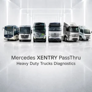 Mercedes XENTRY PassThru XPT diagnostic system for heavy duty trucks and buses