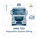 MAN TG3 preparation wiring diagram roof AC CB radio winter lights tolling CAN auxiliary schematic