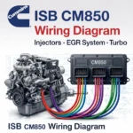 Cummins ISB CM850 wiring diagram ECM pinout injector EGR turbo sensor schematic blueprint