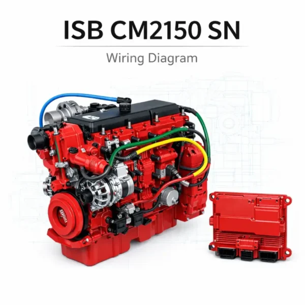 Cummins ISB CM2150 SN wiring diagram engine ECM pinout diesel sensor injector schematic blueprint
