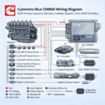 Cummins ISLe CM850 Wiring Diagram | ECM Pinout, Sensors & J1939 Network (4021598)