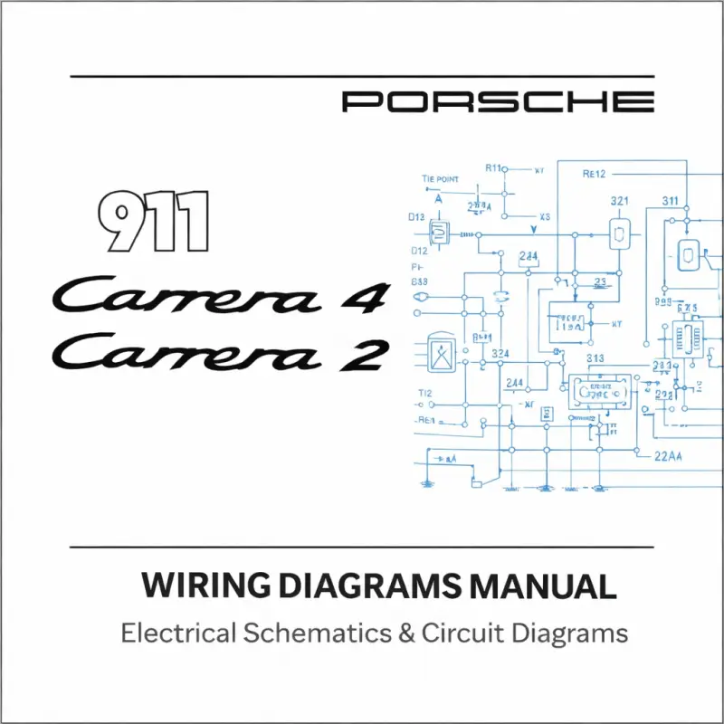 Porsche 911 Carrera 2 Carrera 4 (964) Wiring Diagrams Manual Porsche 911 Carrera 2 Carrera 4 964 wiring diagrams electrical schematics manual