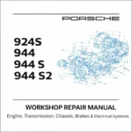Porsche 944 924S workshop repair manual engine transmission chassis brakes service guide