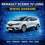 Renault Scenic IV Long 2019 Wiring Diagrams (RFA) – R9N401 88kW Electrical Schematics | PK4 Transmission