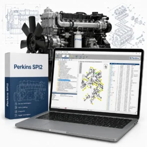 Perkins SPI2 service and parts catalog software for Perkins engine repair manuals, spare parts lookup, and maintenance documentation
