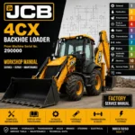 JCB 4CX backhoe loader workshop manual engine hydraulics transmission repair guide