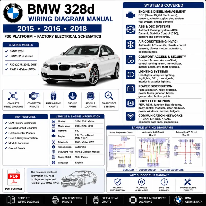 bmw-328d-f30-wiring-diagram BMW 328d F30 wiring diagram manual PT CAN FEM DDE diesel electrical schematics