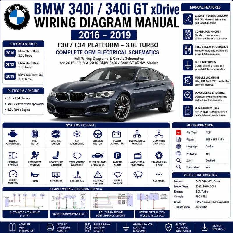 bmw-340i-340i-gt-xdrive-2016-2019-wiring-diagram-manual BMW 340i and 340i GT xDrive 2016-2019 wiring diagram manual PDF for 3.0L turbo electrical system, DME, DSC, PT-CAN, power distribution, AWD, and OEM circuit schematics