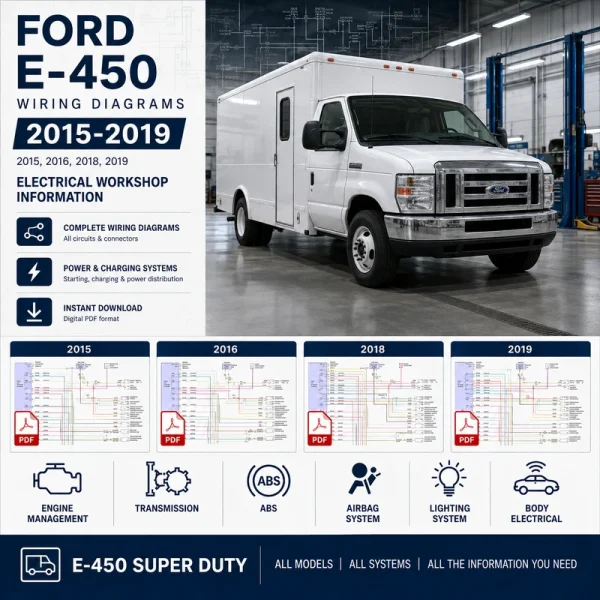 Ford E-450 Super Duty wiring diagrams 2015 2016 2018 2019 electrical schematics