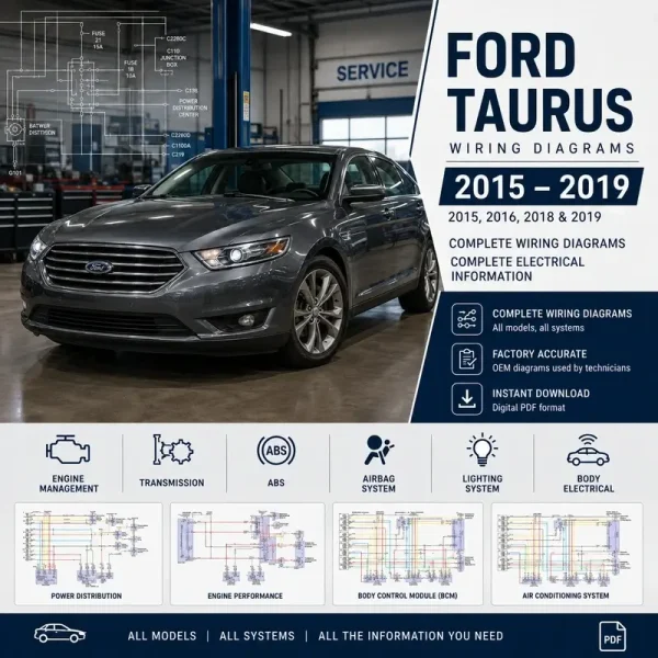 Ford Taurus wiring diagrams 2015 2016 2018 2019 electrical schematics