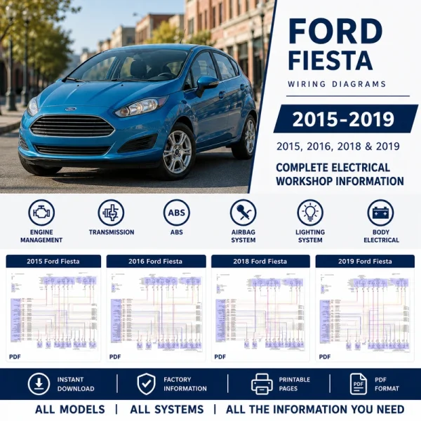 Ford Fiesta wiring diagrams 2015 2016 2018 2019 electrical schematics