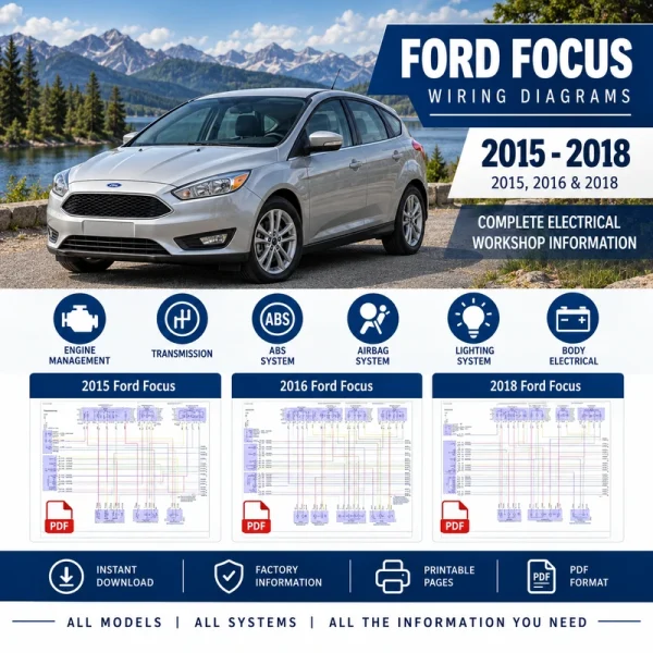 Ford Focus wiring diagrams 2015 2016 2018 electrical schematics PDF manual